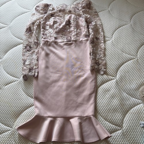 Chi peplum embroidery - sz, 8