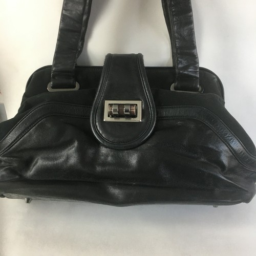 Mimco handbag real leather - handbag,