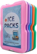 Freezer Blocks For Cool Cooler Bag Ice Packs Lunch Box Picnic Travel Reusable