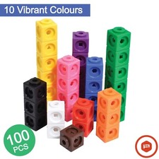 Maths Cubes - 100-Piece Set of