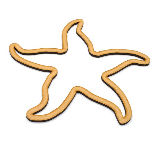 Starfish outline shapes - outline, –
