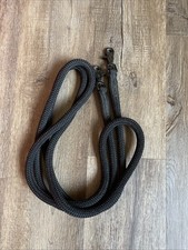 Equine Rope Reigns Black Preowned Horse Riding Equipment Snap on 