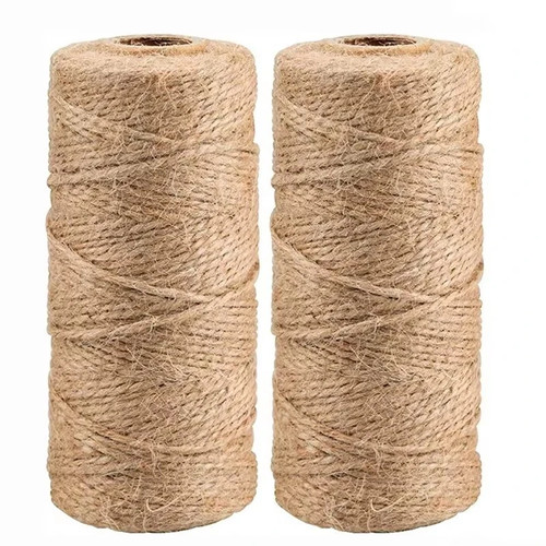 Natural brown jute twine - natural, rope