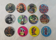 1990s Lot of 12 Misc. Pogs
