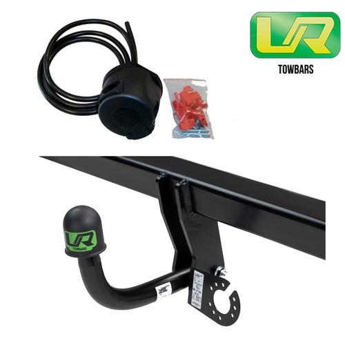 Fixed swan neck towbar - fixed, towbar+