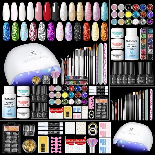 69pcs acrylic nail kit - acrylic, with
