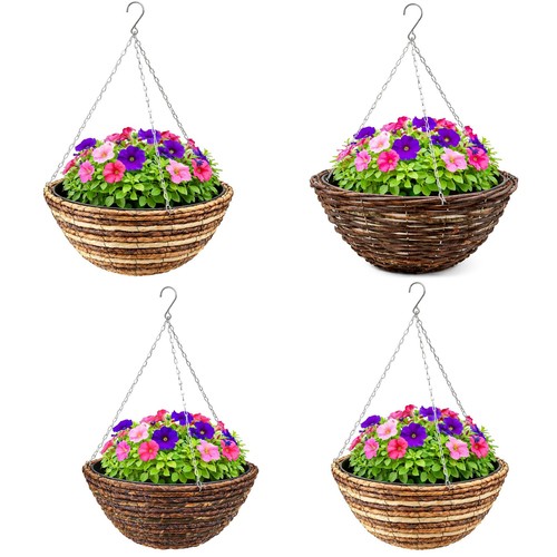 Hanging basket with - hanging, and