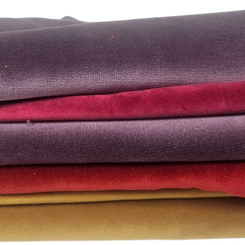 Velvet fabric remnants 500g - remnants,