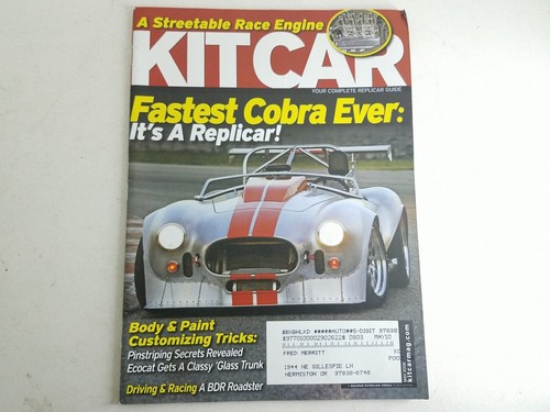 Kit car magazine - kit,