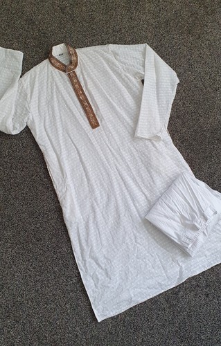 Mens white salwar - mens,