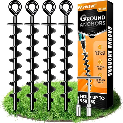Heavy duty ground anchor - ground, pack