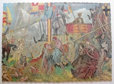 VINTAGE 1000 PCE VICTORY SUPERCUT  JIGSAW - KING JOHN SIGNS THE MAGNA CARTA