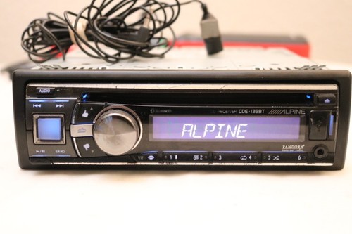 Alpine cde 136bt with mic - with,