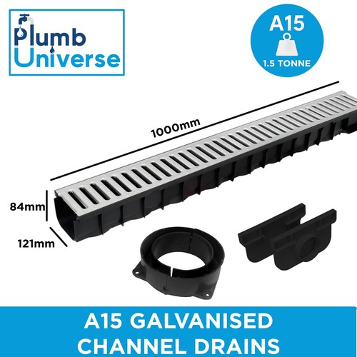 Channel drains galvanised - channel,