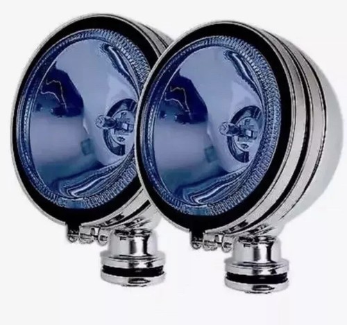 Chrome blue angel eye - chrome,