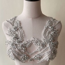 Silver Rhinestone Applique