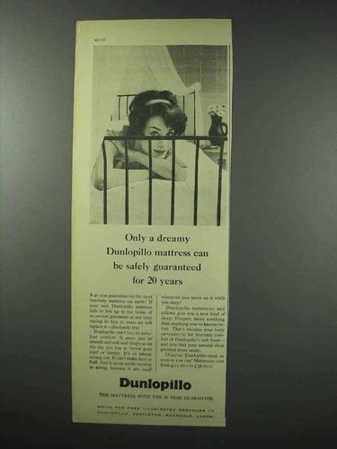 1959 dunlopillo mattress - dunlopillo,