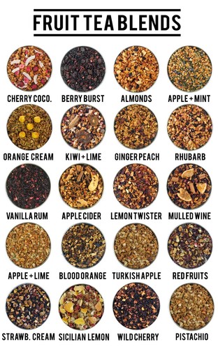 Fruit tea blends 20 unique - ~,