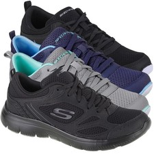 Womens Skechers Summits Suited Casual Sports Gym Trainers Walking Sizes 3 to 8