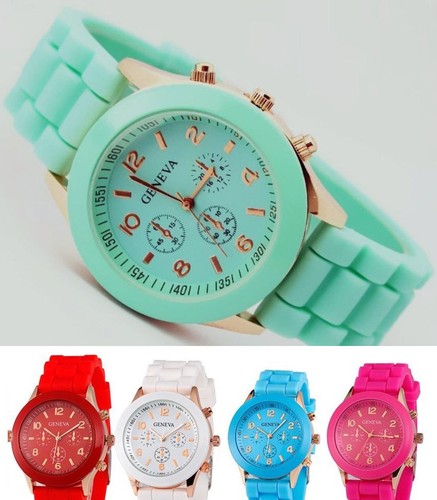 Geneva unisex quartz watch - geneva,