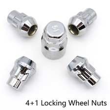 4x M12x1.5 Locking Wheel Nuts