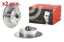 X2 PCS FRONT BRAKE DISC ROTORS