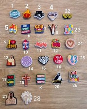 Jesus Holy God shoe Charms