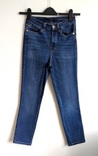 Massimo Dutti Woman Ladies High Rise Skinny  Full Stretch Denim Jeans W 27 L 27