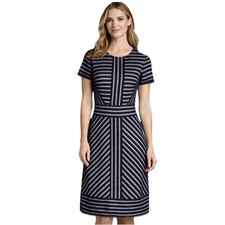 Phase Eight Navy Dress A Line