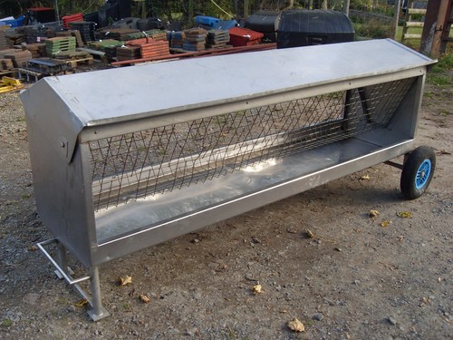 Stainless steel sheep - stainless, hayrack