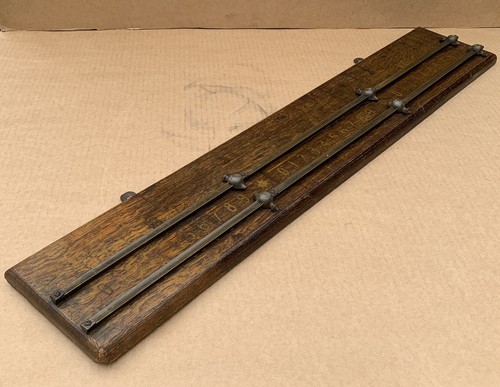 Antique oak wood brass - wood, &