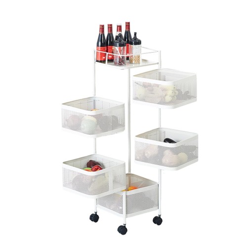 Tier square trolley basket - 5,