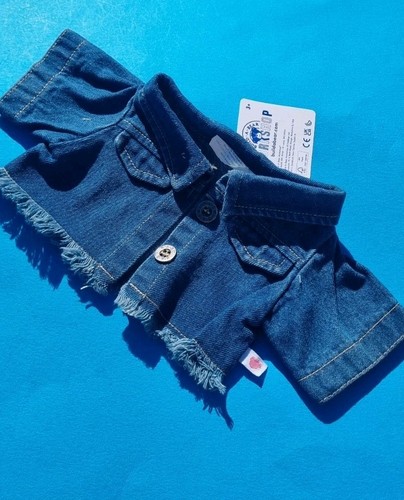 Build bear blue frayed denim - a,
