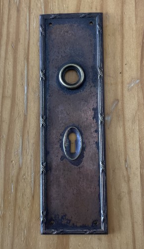 Edwardian copper doorknob - edwardian,