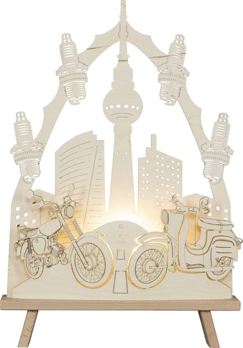 Decorative light tip - tip, moped