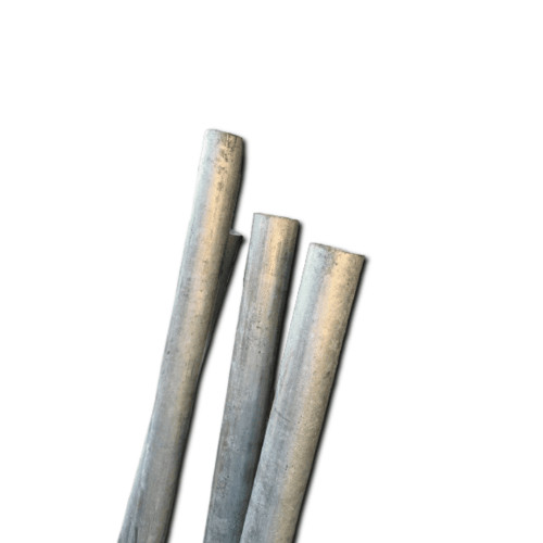 Dirty galvanised scaffolding - galvanised,