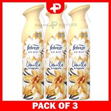 Febreze Vanilla & Magnolia Air Mist Air Freshener Spray 185ml Pack of 3