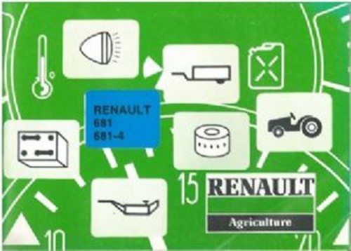 Renault tractor 681 - renault,