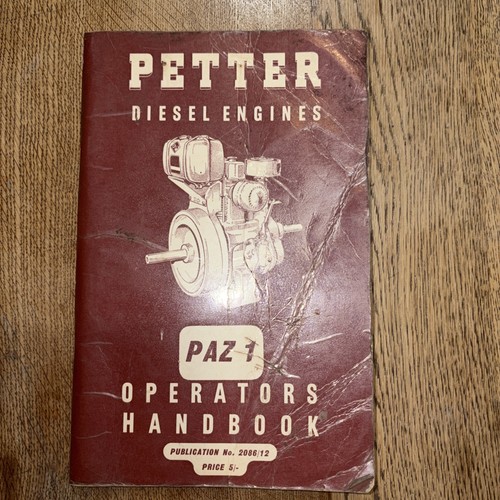 Petter diesel engines paz1 - petter, •diesel