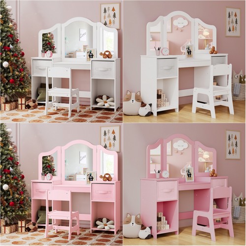 Kids vanity table set - vanity,