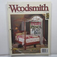 Woodsmith No 153 Pencil Post Bed, Knock Down Bookshelf, Window Seat, Bar Clamps