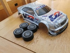 Tamiya Mercedes CLK DTM 2000 Team D2 Tl-01 Bodyshell And Wheels