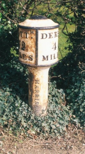 Photo 6x4 old milepost the - by,