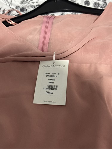 Gina bacconi pink dress - bacconi, size