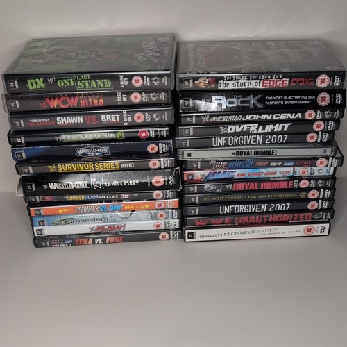 25x wwe wwf wrestling dvd - 25x,