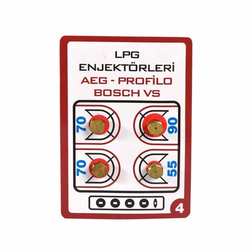Universal lpg gas jet - set,