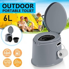 6L PORTABLE CAMPING TOILET