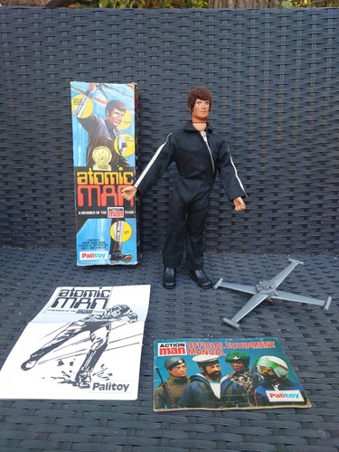 Vintage action man atomic - man,