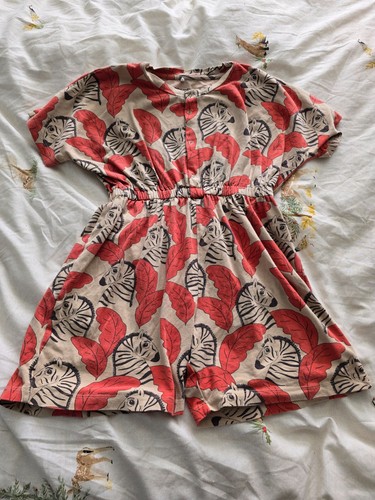 Mini rodini zebra - playsuit, age