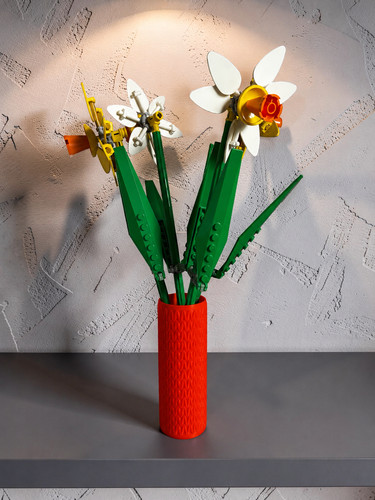 Vase for lego icons daffodils - for,